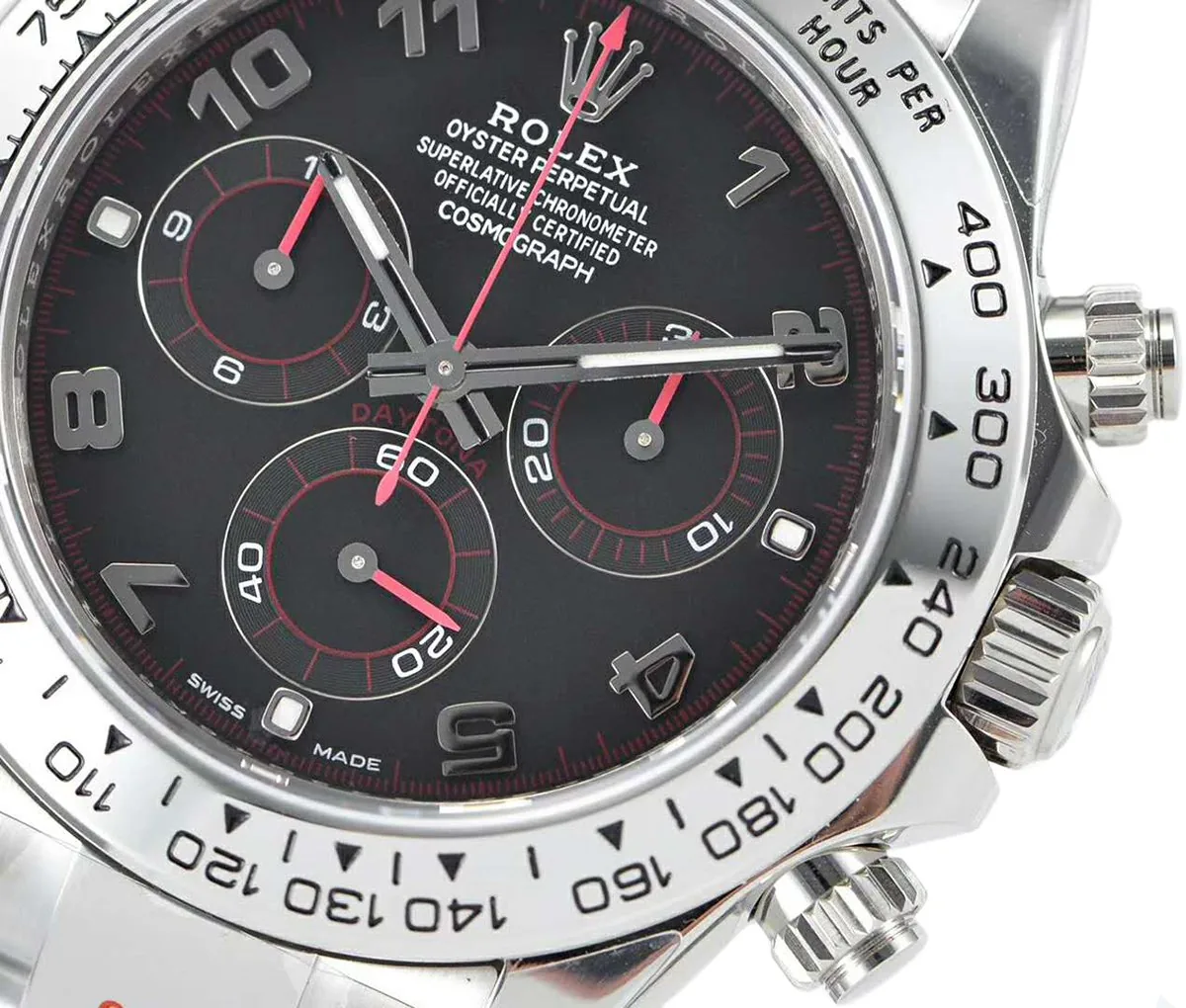 Daytona 116509 esfera negra en oro blanco - Imagen 4