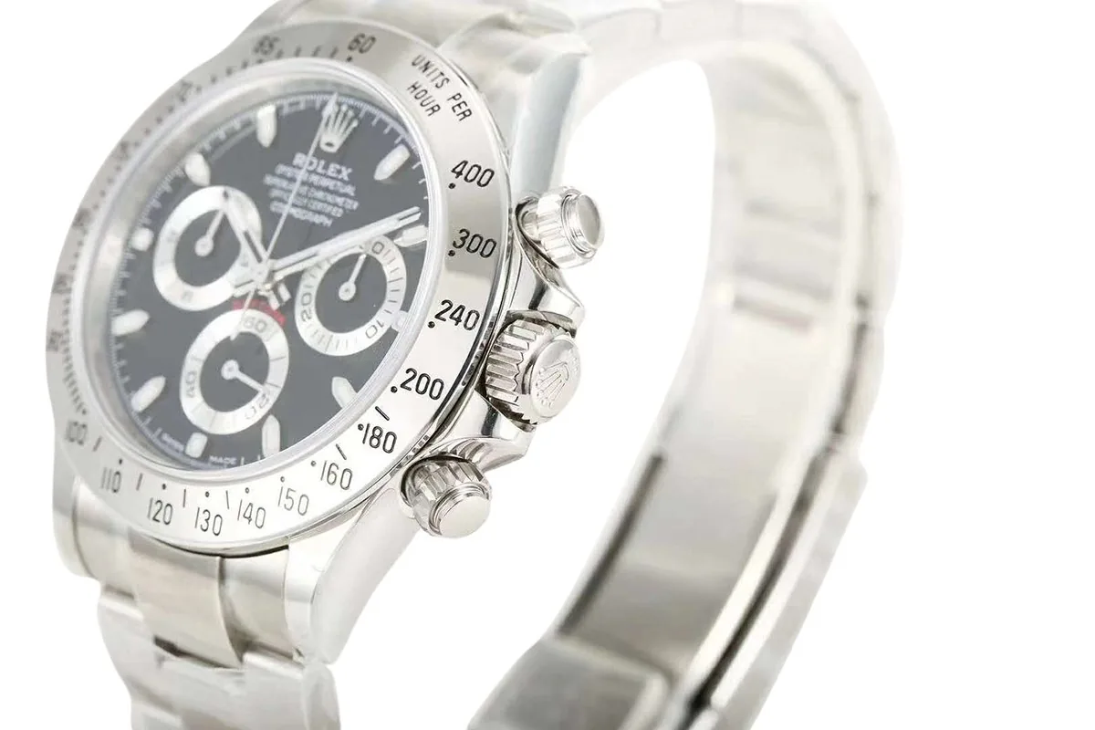 Daytona 116520 quadrante nero in acciaio - immagine 6
