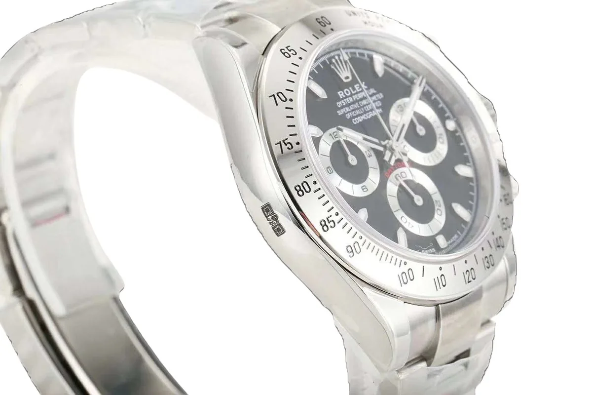 Daytona 116520 quadrante nero in acciaio - immagine 5