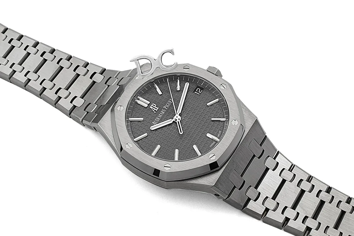 Royal Oak 15500 quadrante grigio - immagine 2