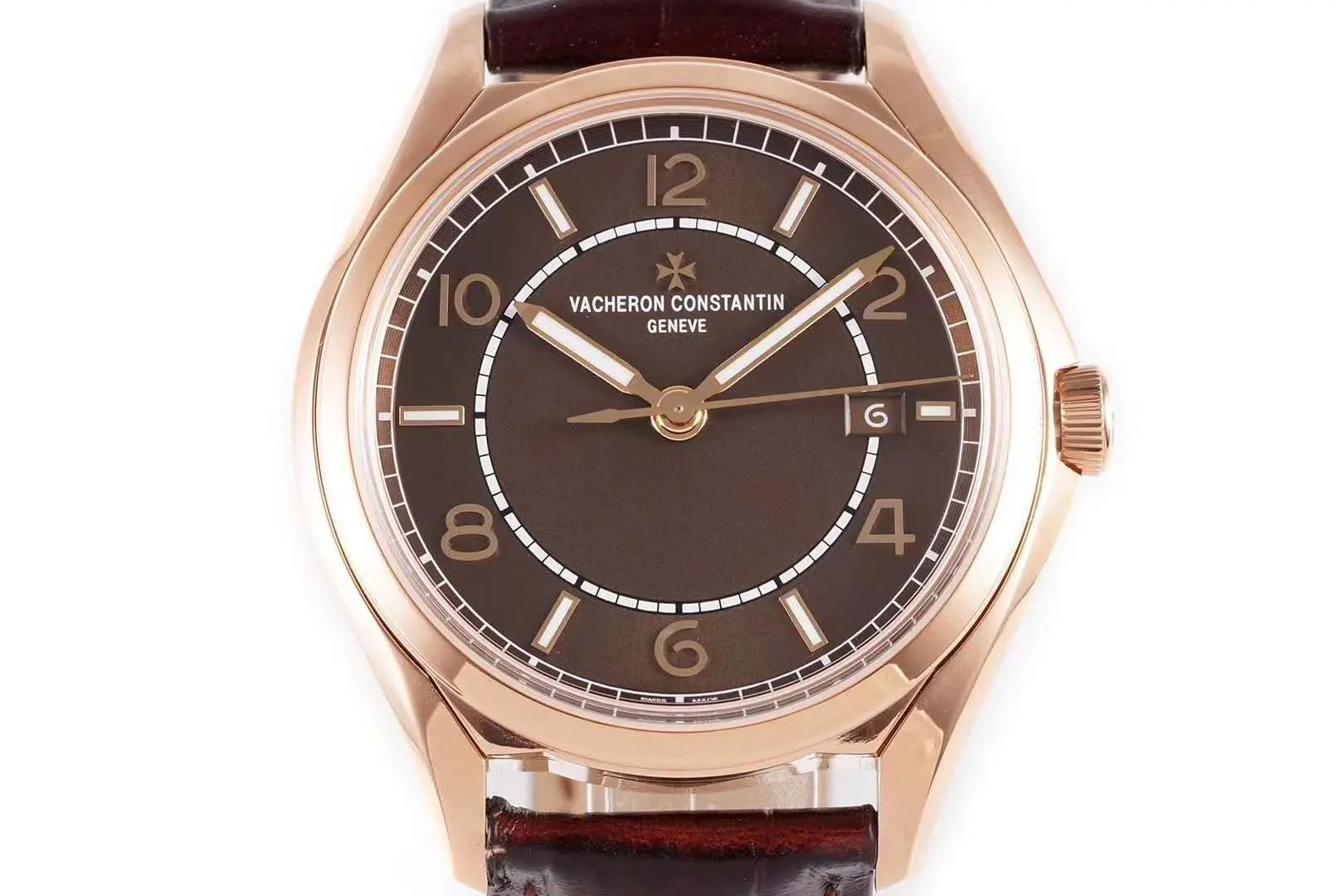 Fiftysix Brown Dial in Pink Gold Ref: 4600E - Image 3
