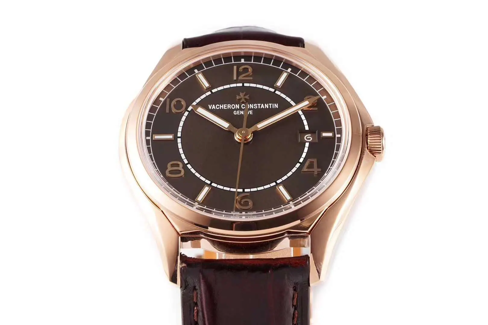 Fiftysix Brown Dial in Pink Gold Ref: 4600E - Image 4