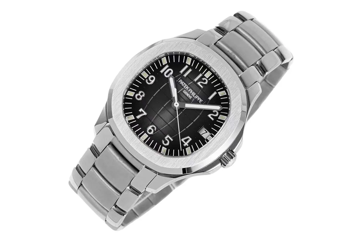 Aquanaut 5167/1A-001 cadran noir en acier sur bracelet – Image 2