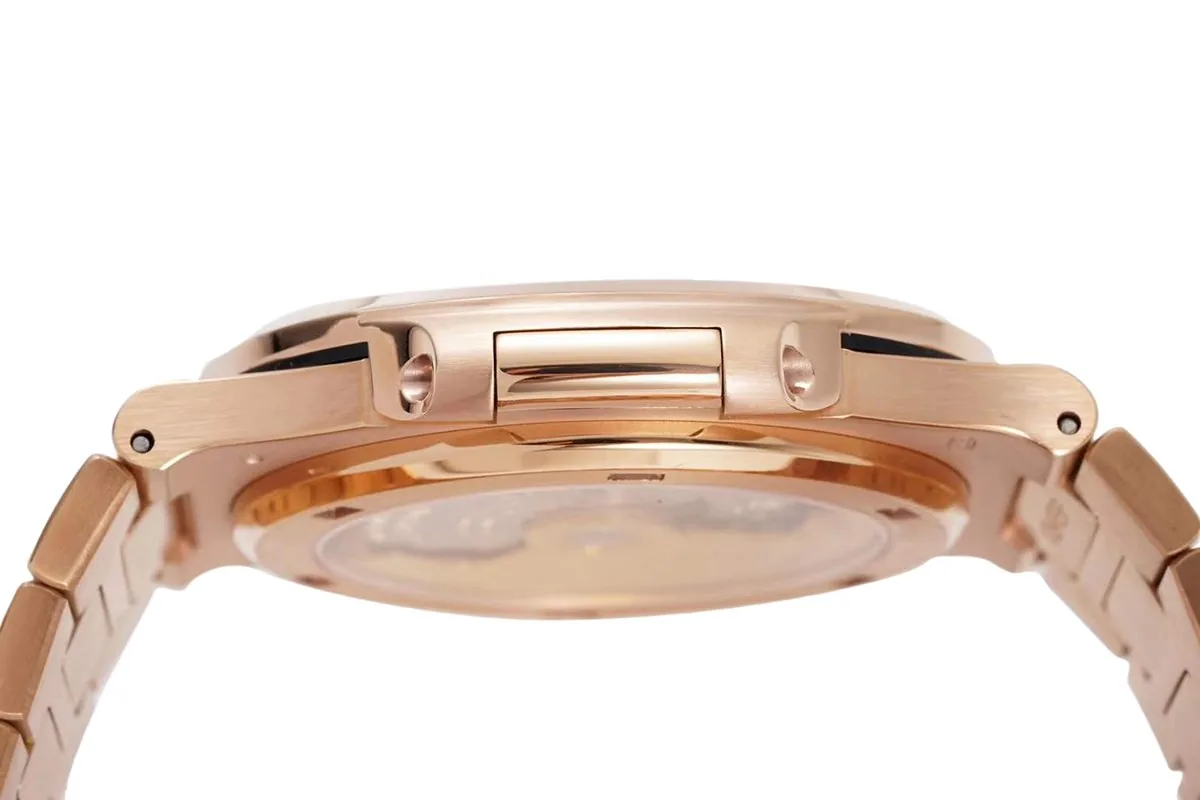Nautilus Jumbo 5711/1R-001 Brown Dial with Diamond Bezel - Image 8