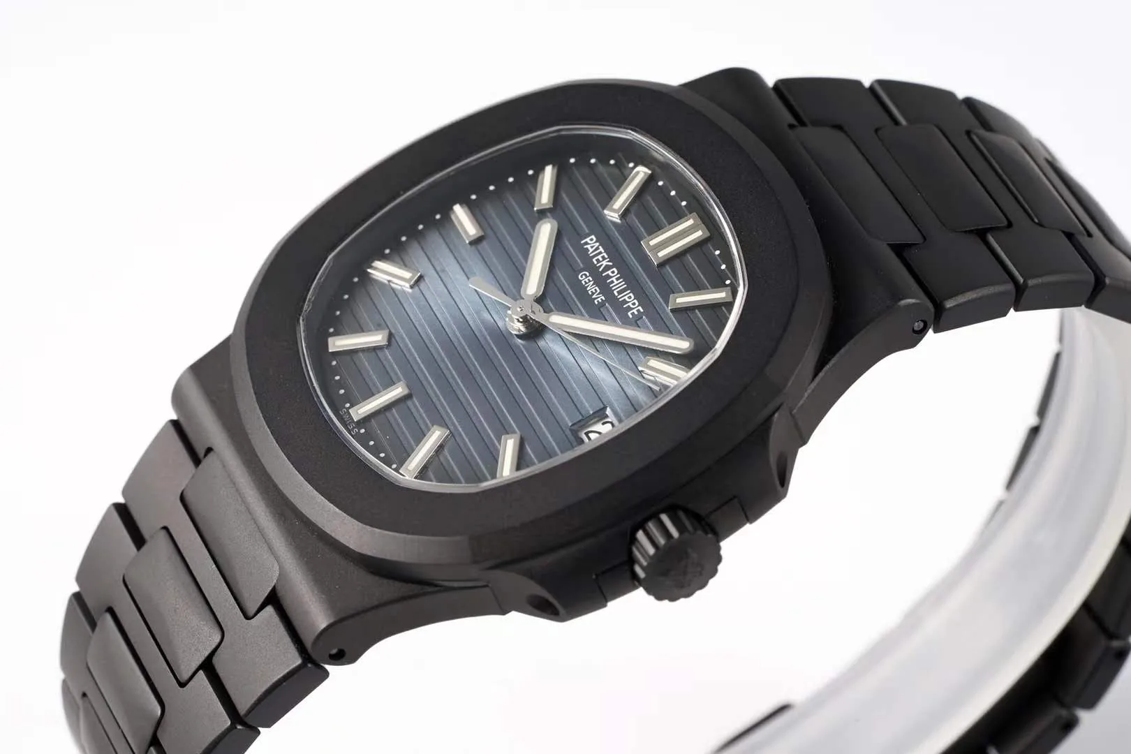 Nautilus Jumbo 5711 ‘Black Venom Limited Edition’ Blue Dial - Image 4