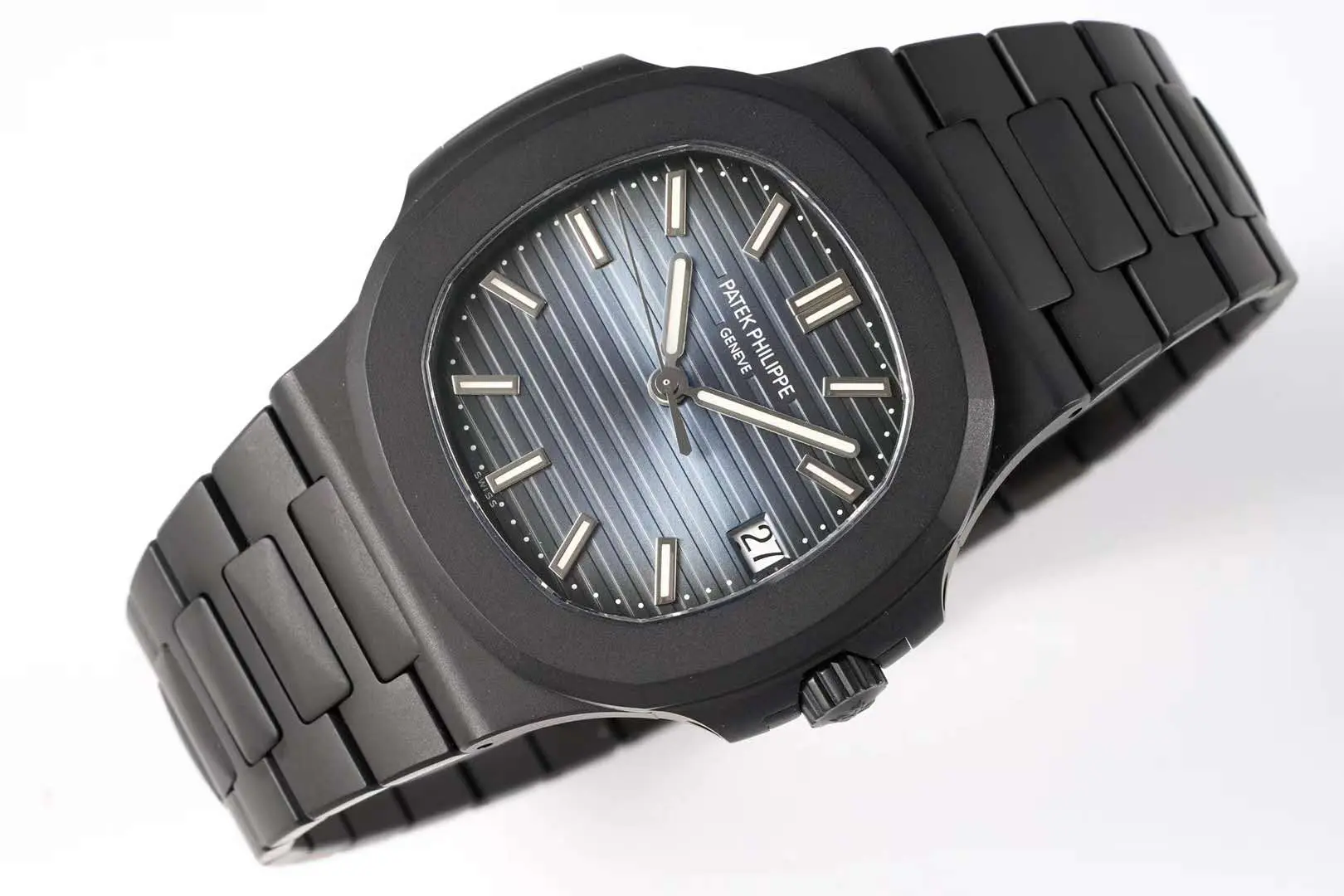 Nautilus Jumbo 5711 ‘Black Venom Limited Edition’ Blue Dial - Image 7