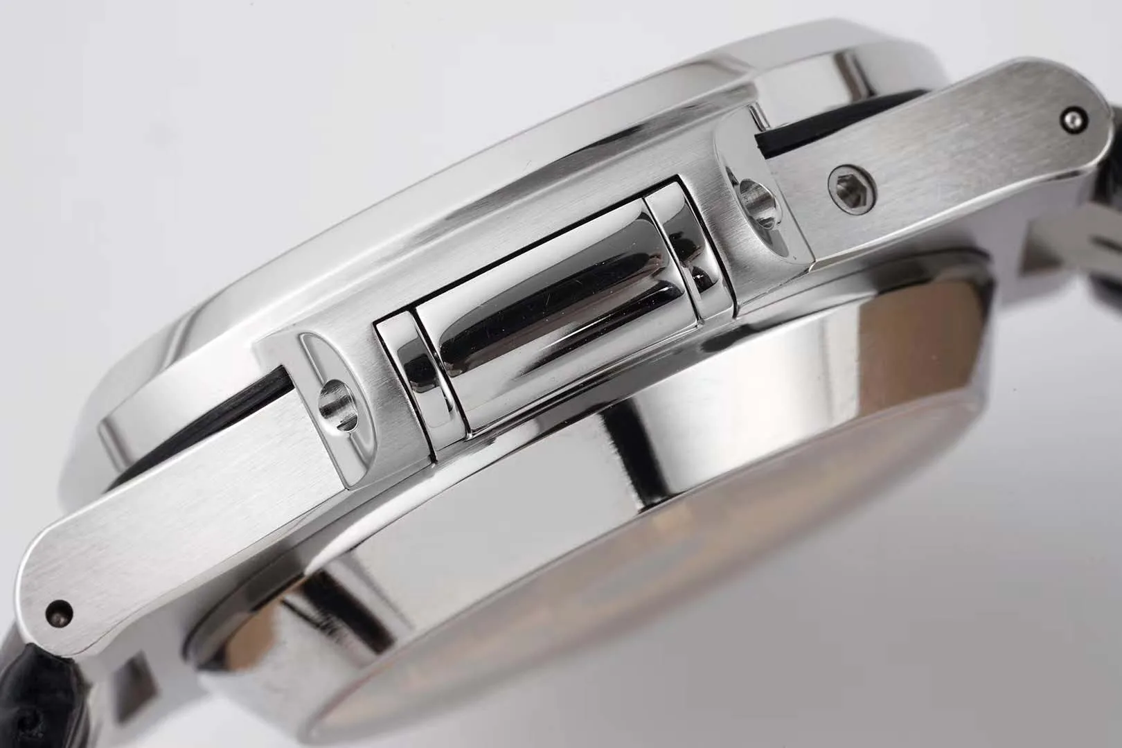 Nautilus 5980/1A-001 Blue Dial in Steel on Leather Strap - Image 7