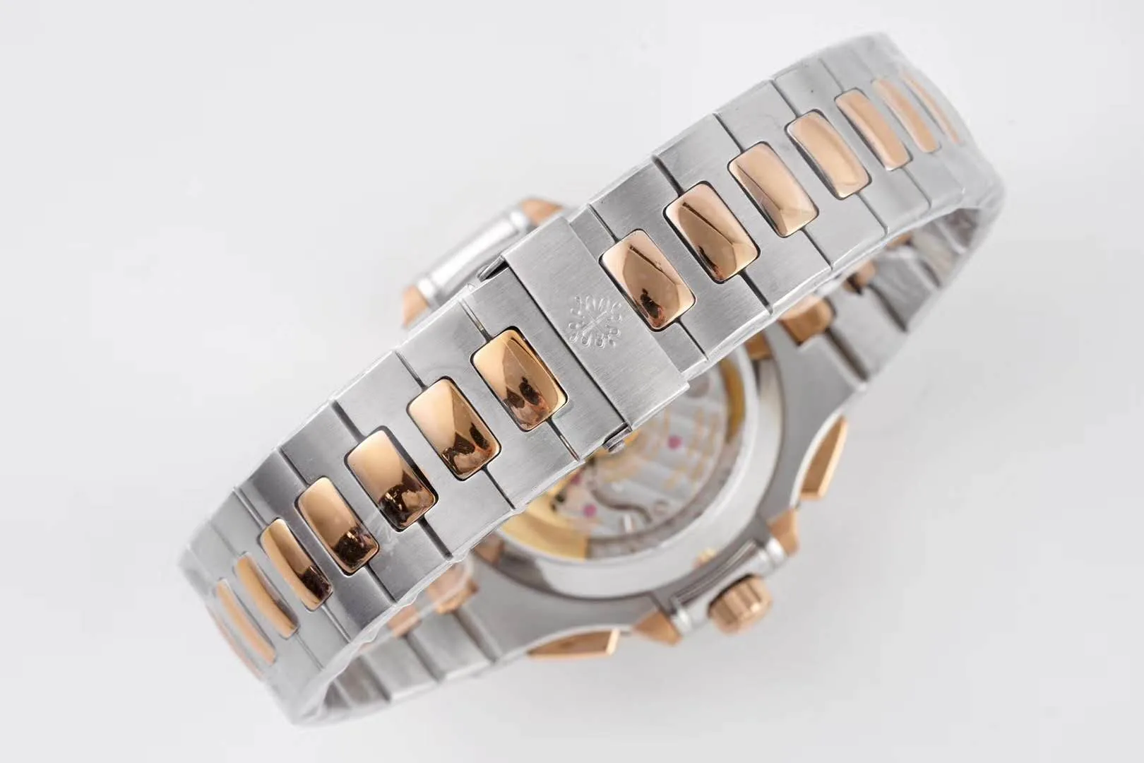 Nautilus cronografo 5980/1AR in acciaio e oro rosa - immagine 7