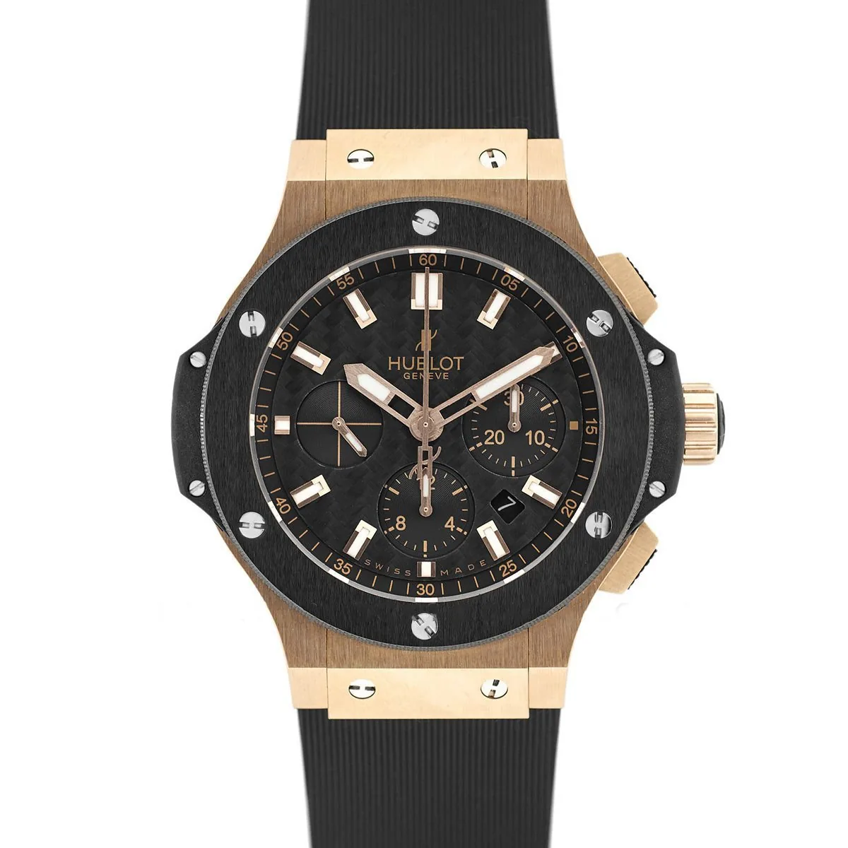 Big Bang Chronograph Carbon Fibre Dial in Rose Gold