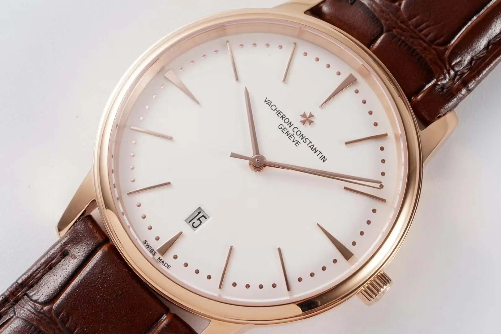 Patrimony White Dial in Pink Gold Ref: 85180 - Image 3