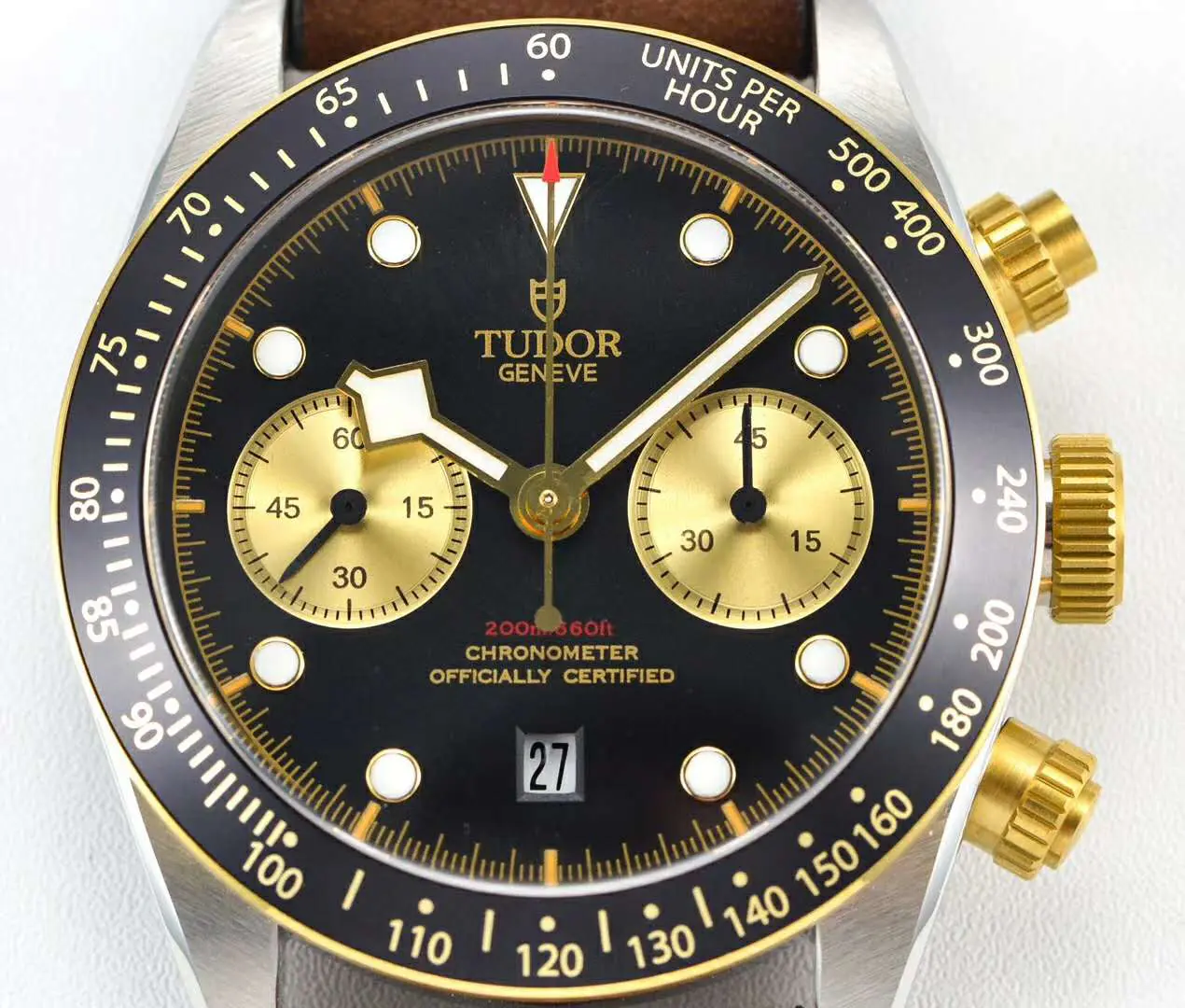 Black Bay Chrono S&G Ref: M79363N on Leather Strap - Image 7