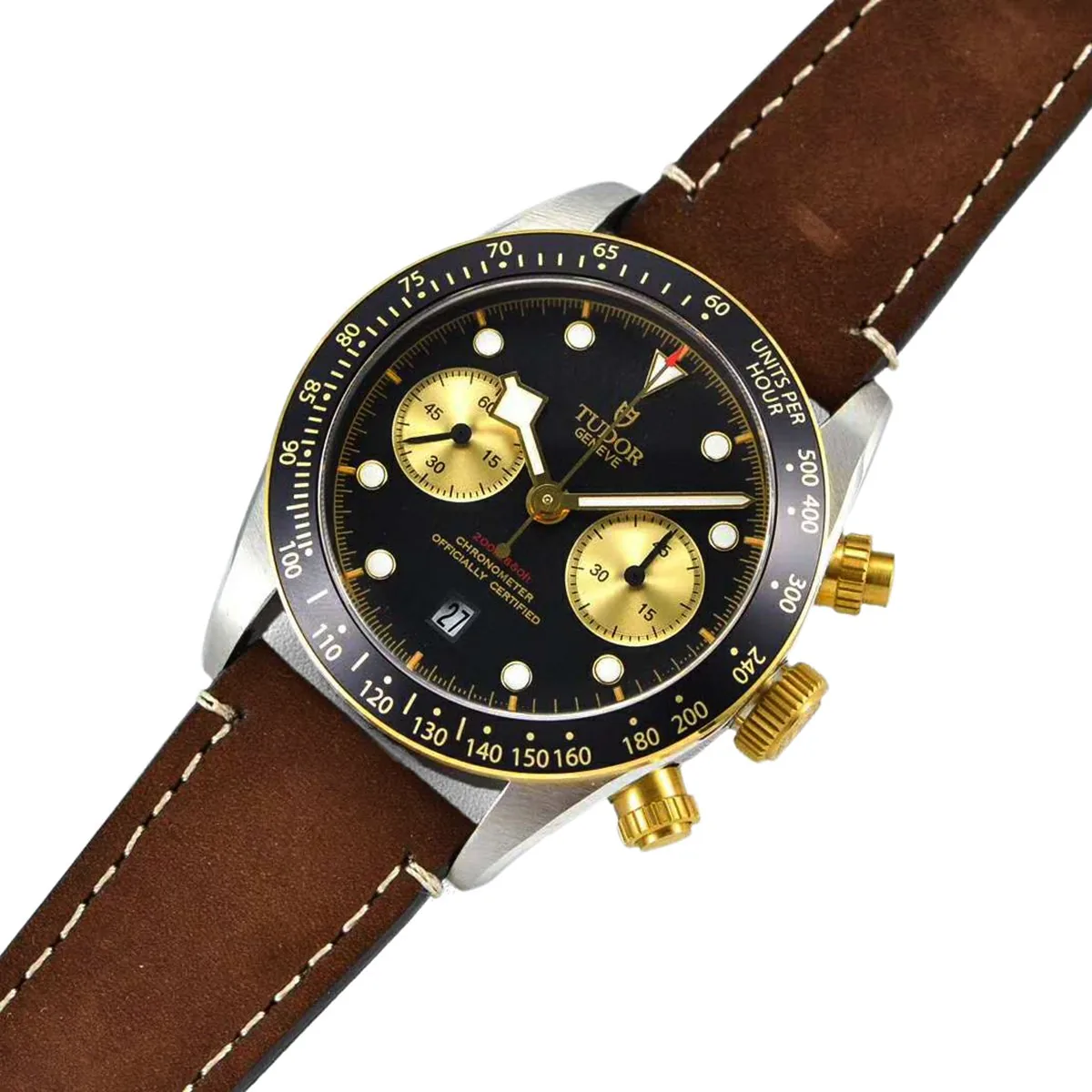 Black Bay Chrono S&G Ref: M79363N on Leather Strap - Image 3