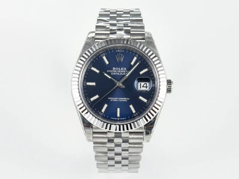 Datejust 36mm 126334 VSF blaues Zifferblatt Strichindizes in Weißgold – Bild 6