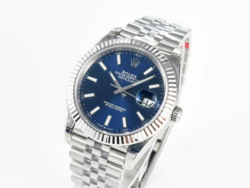 Datejust 36mm 126334 VSF blaues Zifferblatt Strichindizes in Weißgold – Bild 2