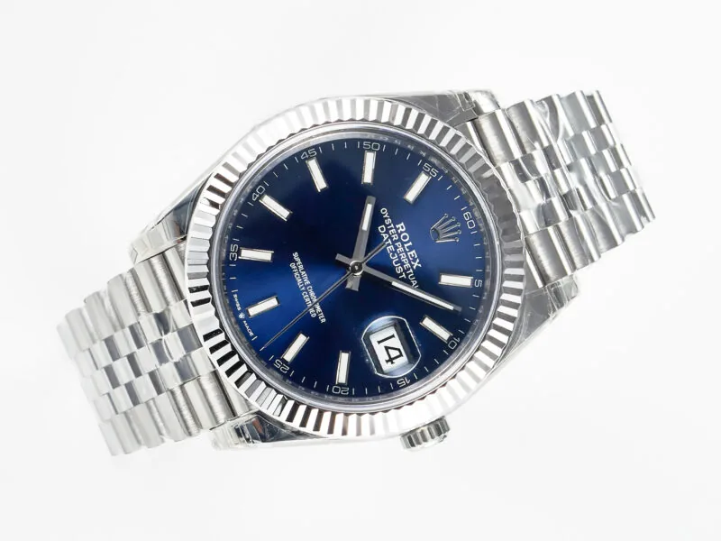 Datejust 36mm 126334 VSF blaues Zifferblatt Strichindizes in Weißgold – Bild 13