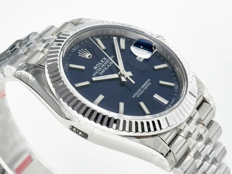 Datejust 36mm 126334 VSF blaues Zifferblatt Strichindizes in Weißgold – Bild 4