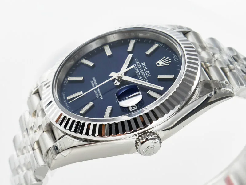 Datejust 36mm 126334 VSF blaues Zifferblatt Strichindizes in Weißgold – Bild 9