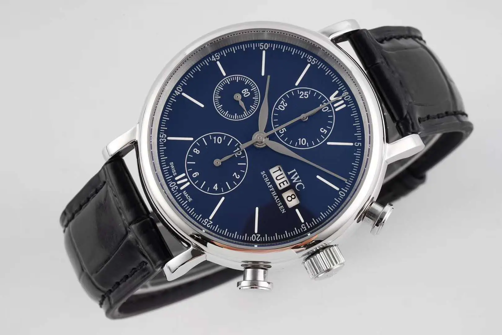 Portofino Chronograph IW390303 Edition “150 Years” cadran bleu en acier – Image 3