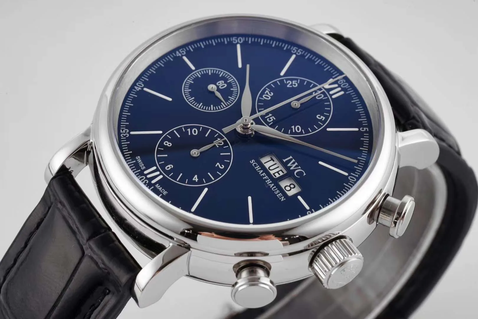 Portofino Chronograph IW390303 Edition “150 Years” cadran bleu en acier – Image 7
