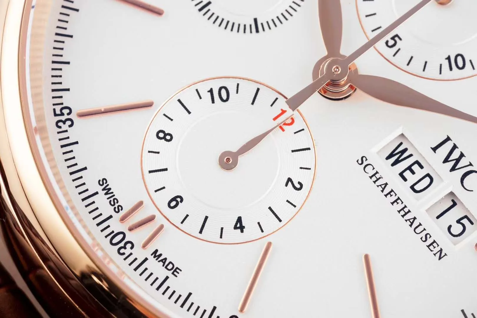 Portofino Chronograph IW391025 Edition “150 Years” White Dial in Rose Gold - Image 4