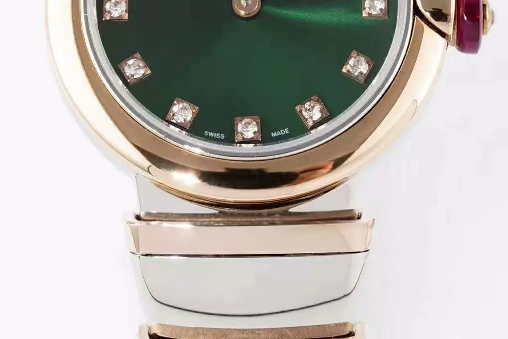 Lvcea Emerald Green Dial in Rose Gold/Steel - Image 3
