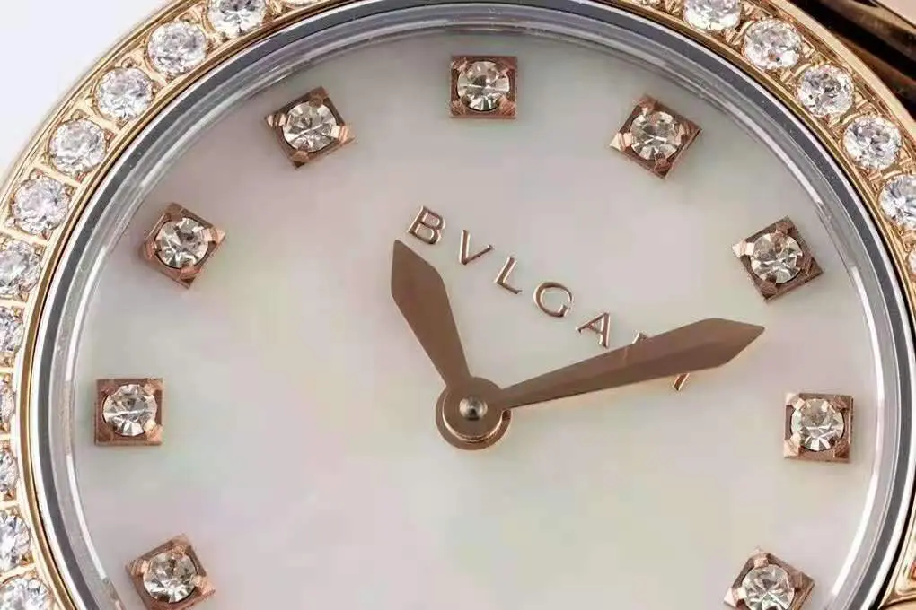 Lvcea MOP Dial in Rose Gold/Steel with Diamond Bezel - Image 5