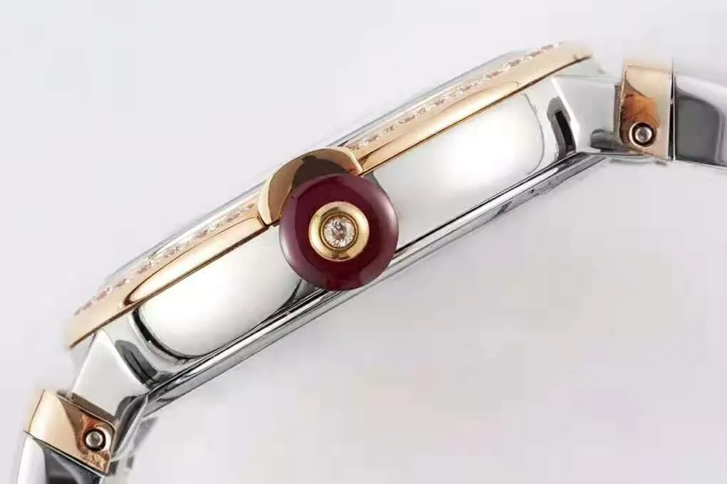 Lvcea Emerald Green Dial in Rose Gold/Steel with Diamond Bezel - Image 7