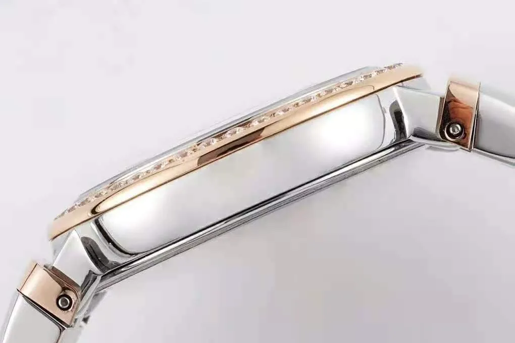 Lvcea Silver Dial in Rose Gold/Steel with Diamond Bezel - Image 8