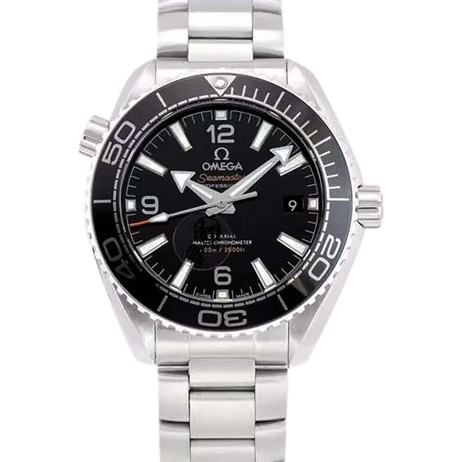 Seamaster Planet Ocean 600M Co-Axial Master Chronometer Black Dial 39.5mm on Bracelet