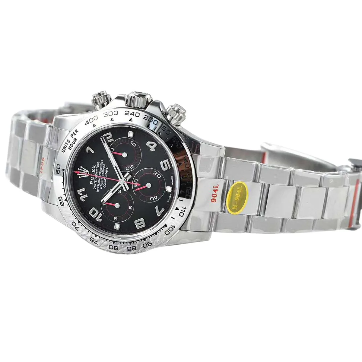 Daytona 116509 esfera negra en oro blanco - Imagen 2