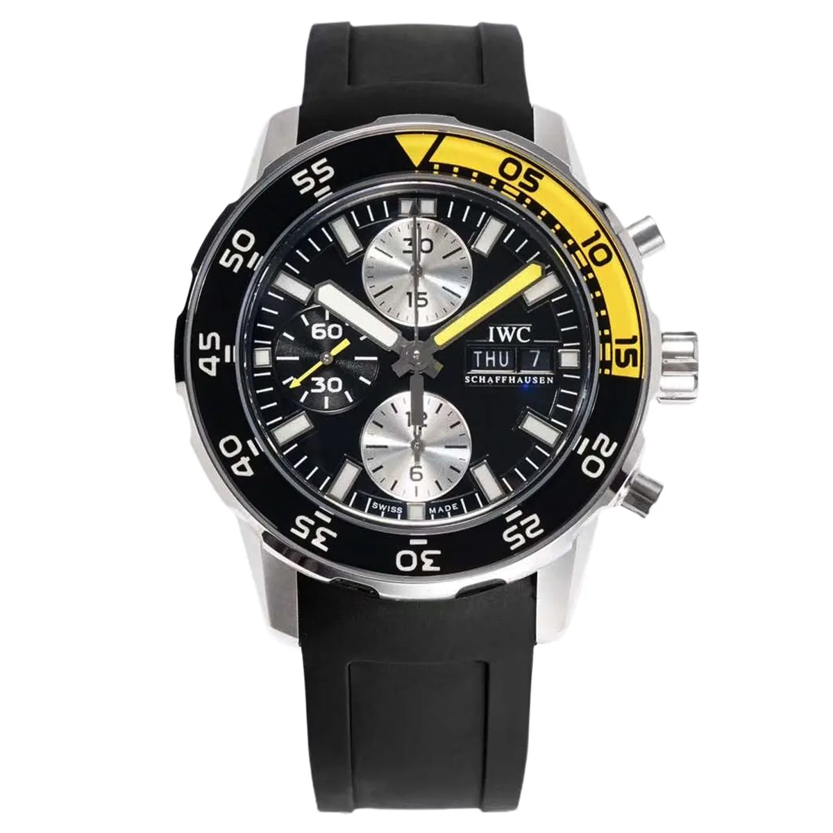 Aquatimer Chronograph IW376702 cadran noir