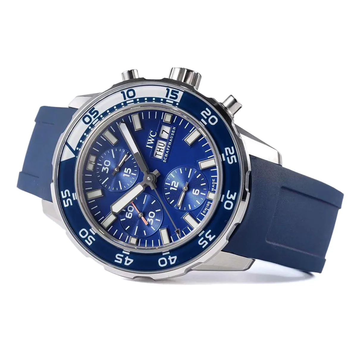 Aquatimer Chronograph IW376711 Blue Dial - Image 3