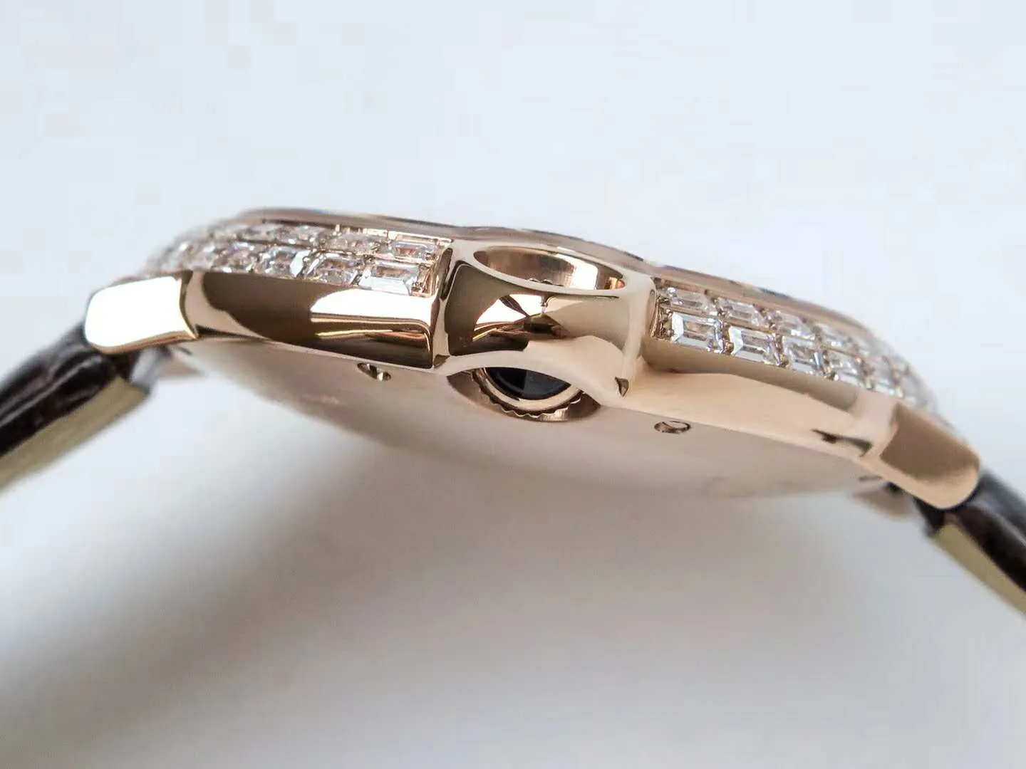 Ballon Bleu de Cartier 42mm Diamond Paved Dial in Rose Gold - Image 8