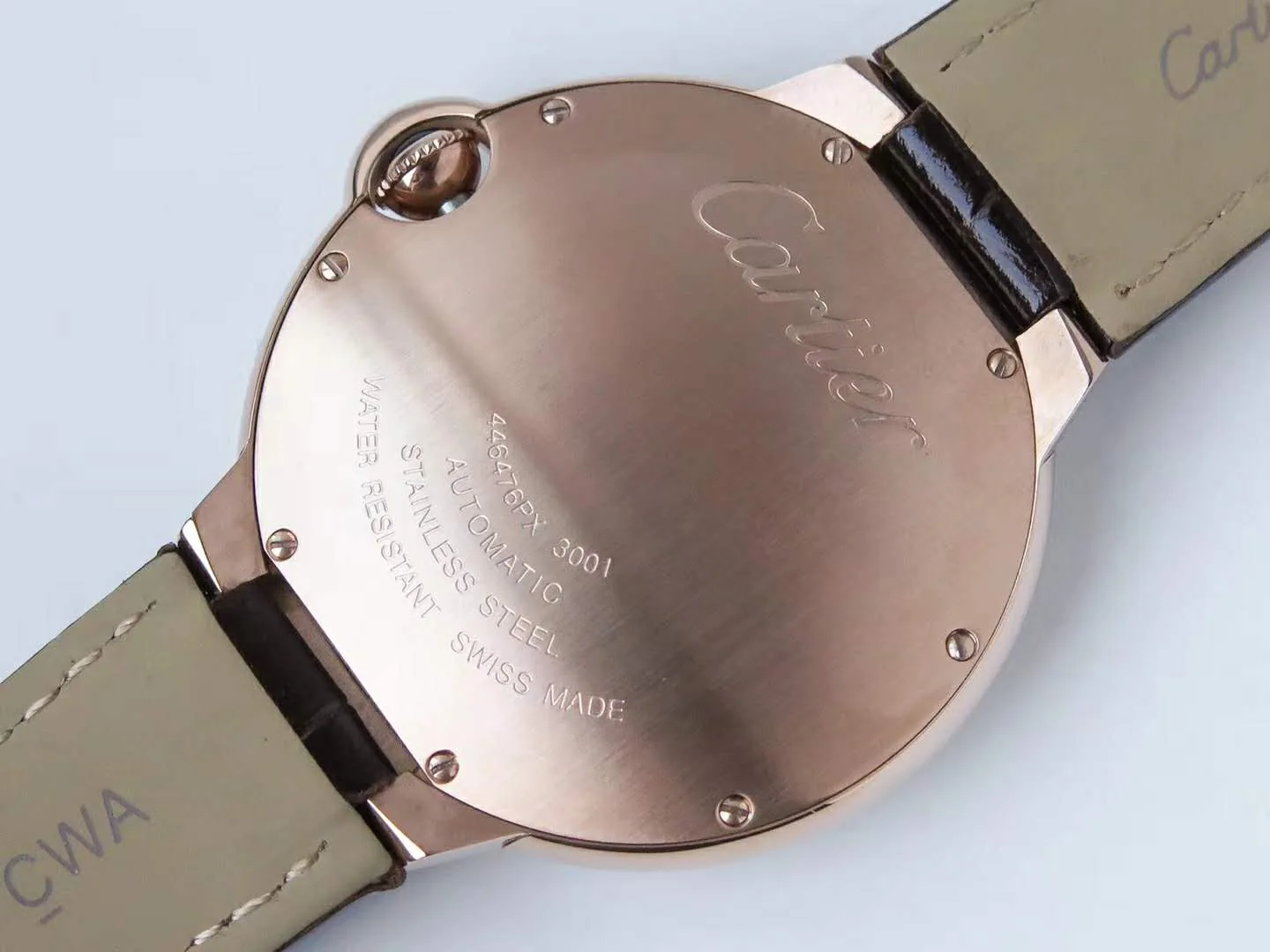 Ballon Bleu de Cartier 42mm Diamond Paved Dial in Rose Gold - Image 6