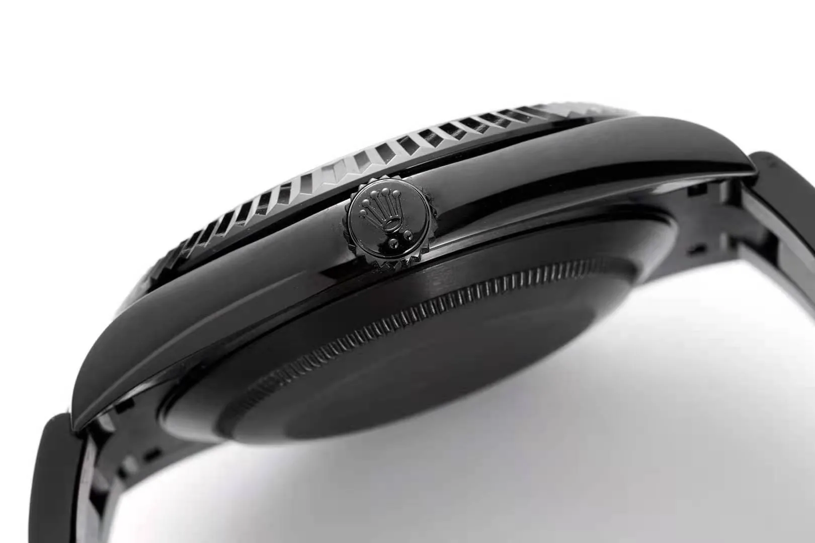 Datejust 41 quadrante blu con indici a bastone in PVD nero - immagine 6