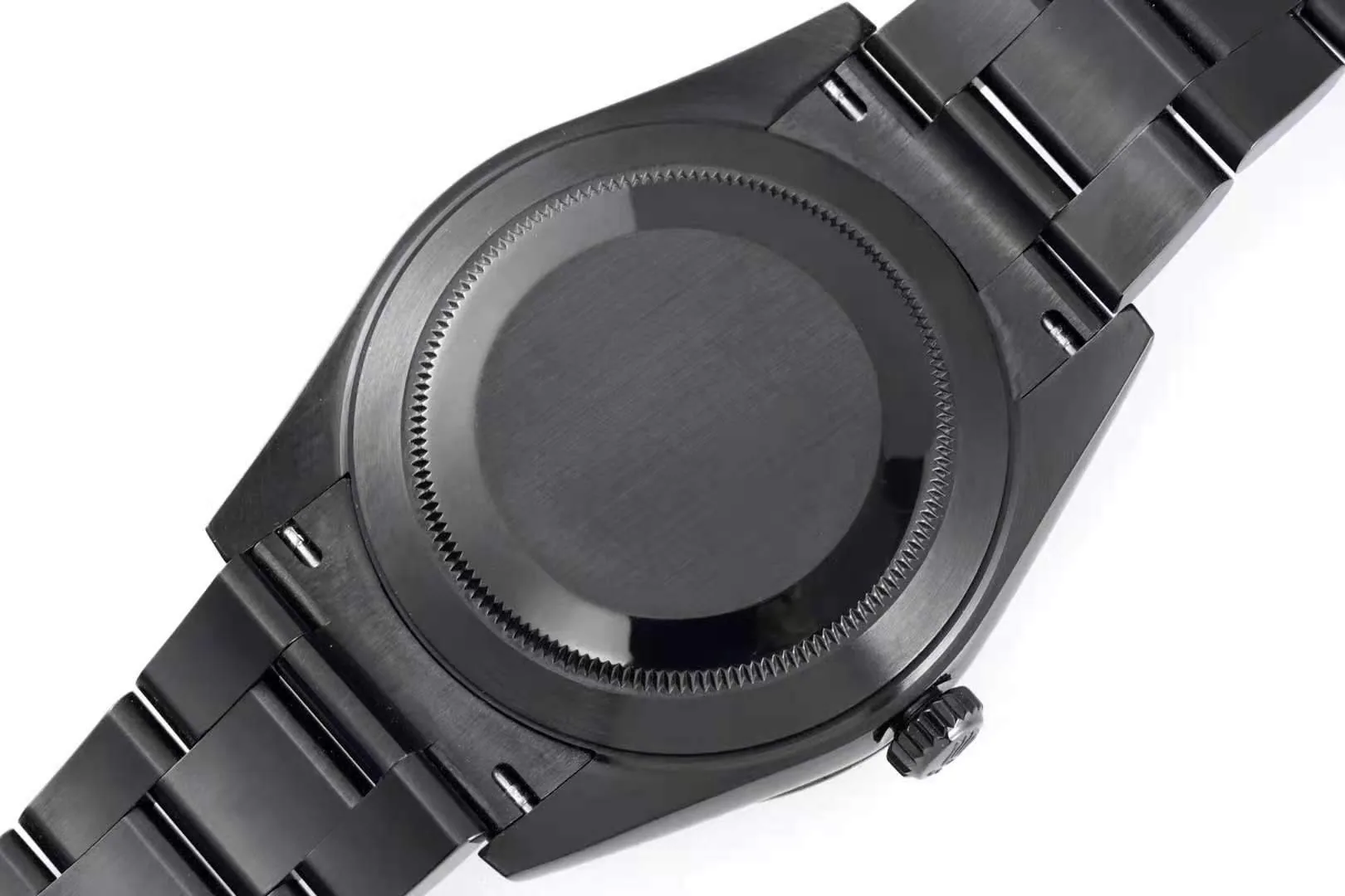 Datejust 41 quadrante nero con indici a bastone in PVD nero - immagine 6