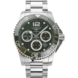 Hydroconquest Green Dial on Bracelet