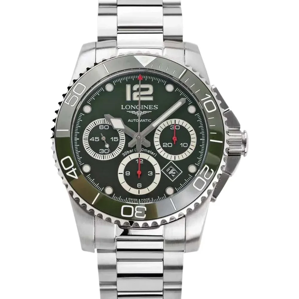 Hydroconquest Green Dial on Bracelet