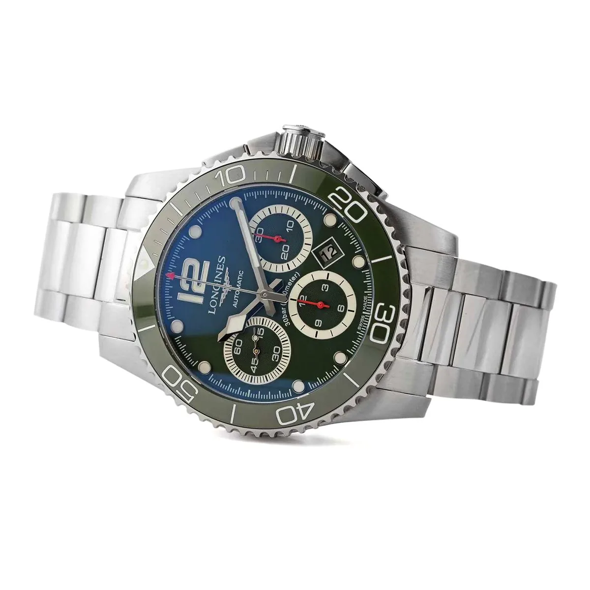 Hydroconquest cadran vert sur bracelet – Image 5