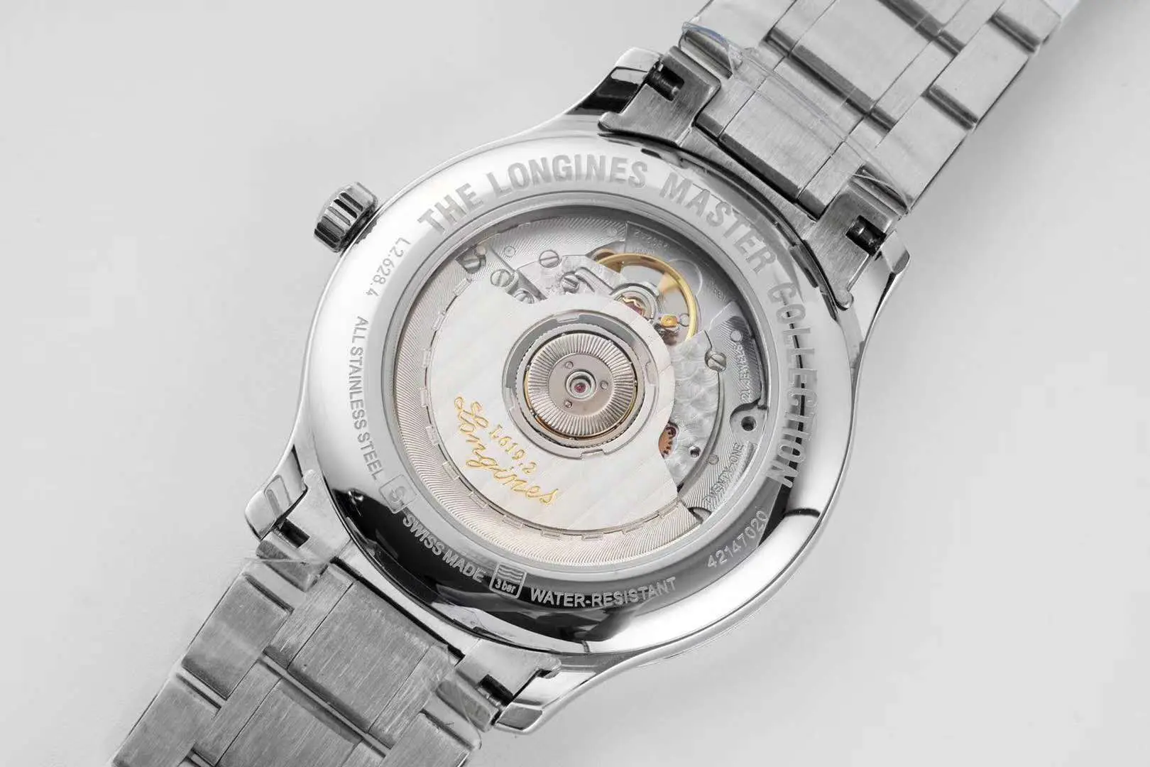 Master Collection quadrante bianco su bracciale - immagine 7