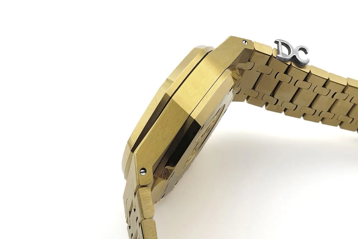 Royal Oak cronografo automatico quadrante blu/oro in oro giallo - immagine 9