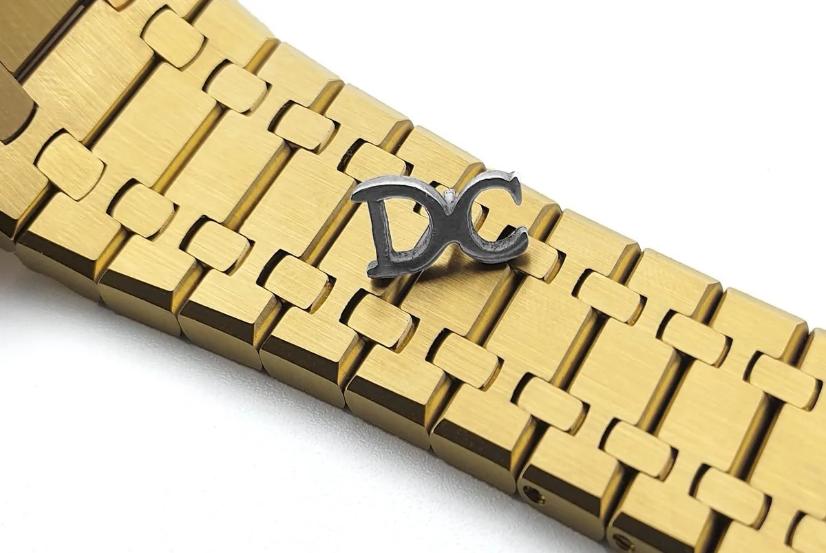 Royal Oak cronografo automatico quadrante blu/oro in oro giallo - immagine 7