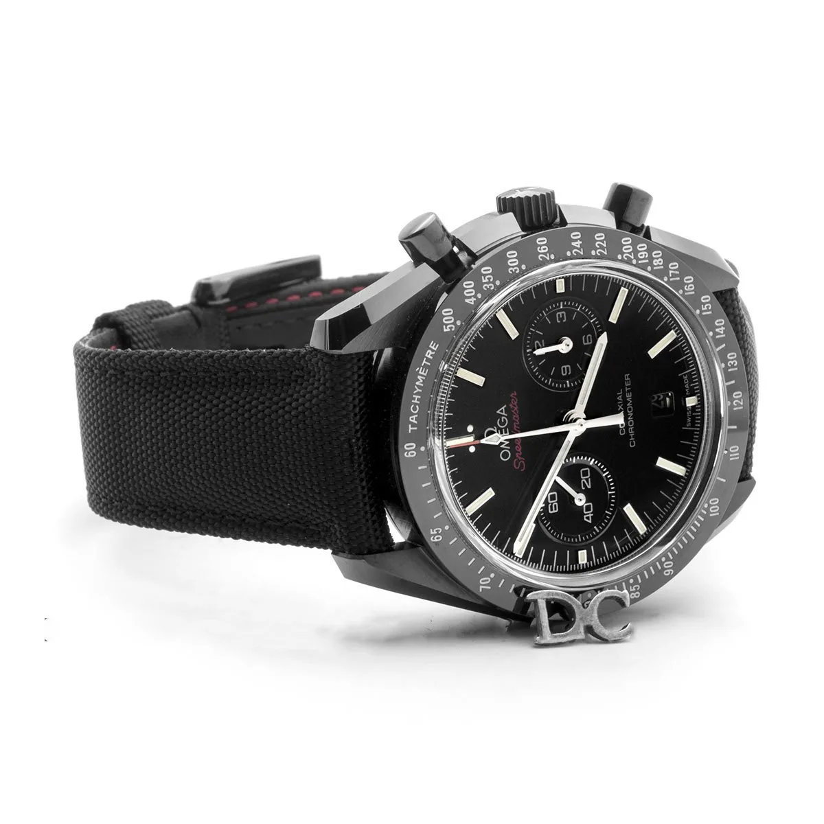 Speedmaster Moonwatch Co-Axial Chronograph ‘Dark Side of The Moon’ with White Tachymeter - Image 2
