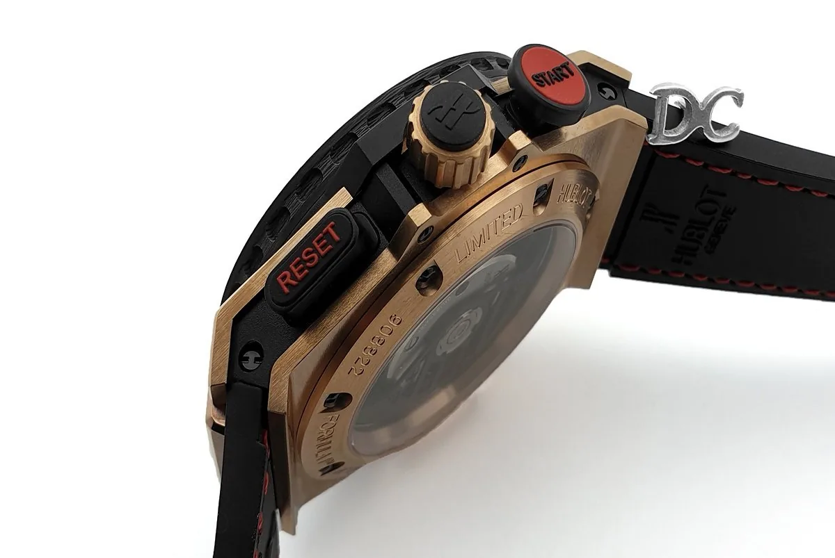 King Power F1 Black Dial Chronograph in Rose Gold - Image 9
