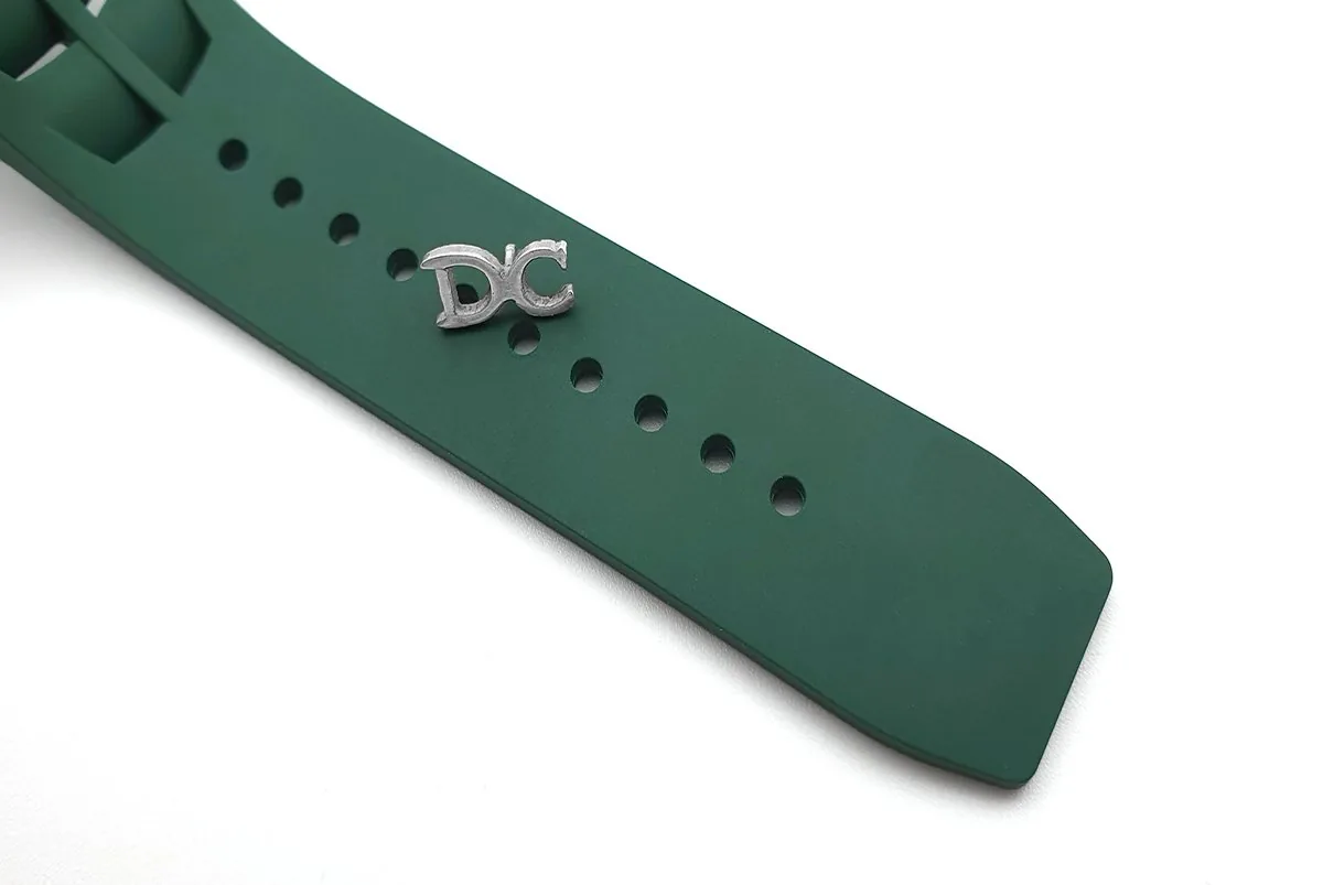 RM 011-02 Le Mans Classic Chronograph in Green on Green Rubber Strap - Image 10