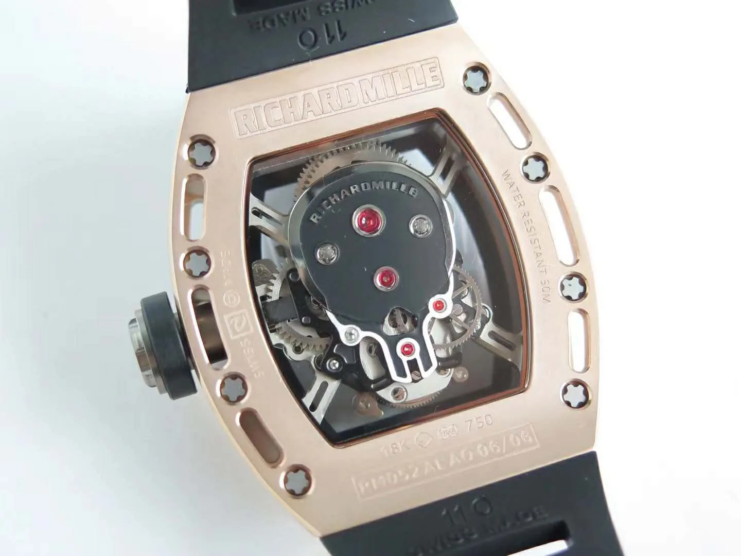 RM 052-01 Tourbillon Skull en or rose – Image 5