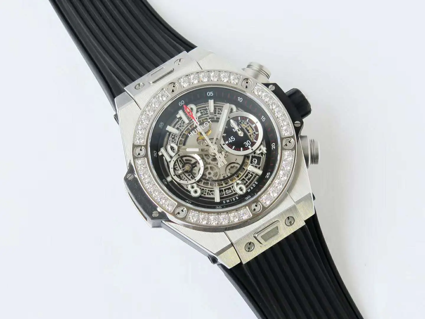 Big Bang Unico acier avec diamants – Image 5