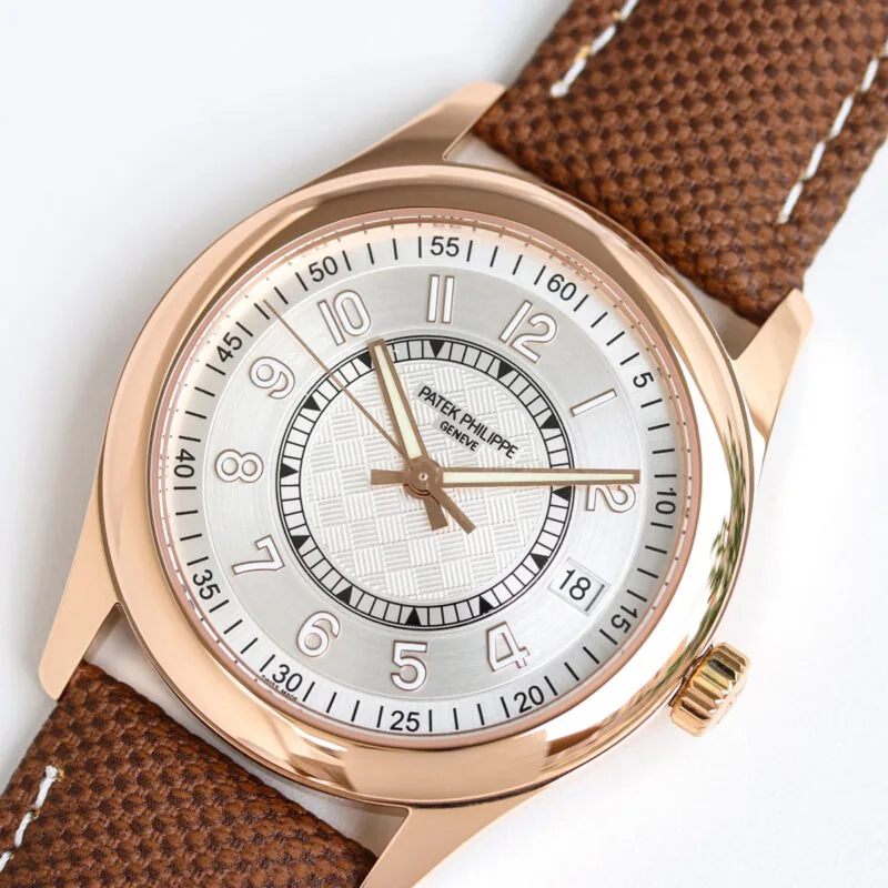 Calatrava 6007 quadrante bianco in oro rosa - immagine 3
