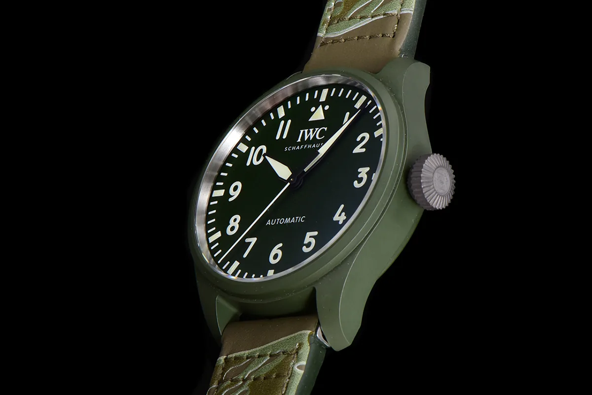 Big Pilot’s Watch 43 IW329802 Top Gun Edition Woodland am Camouflage-Armband – Bild 7