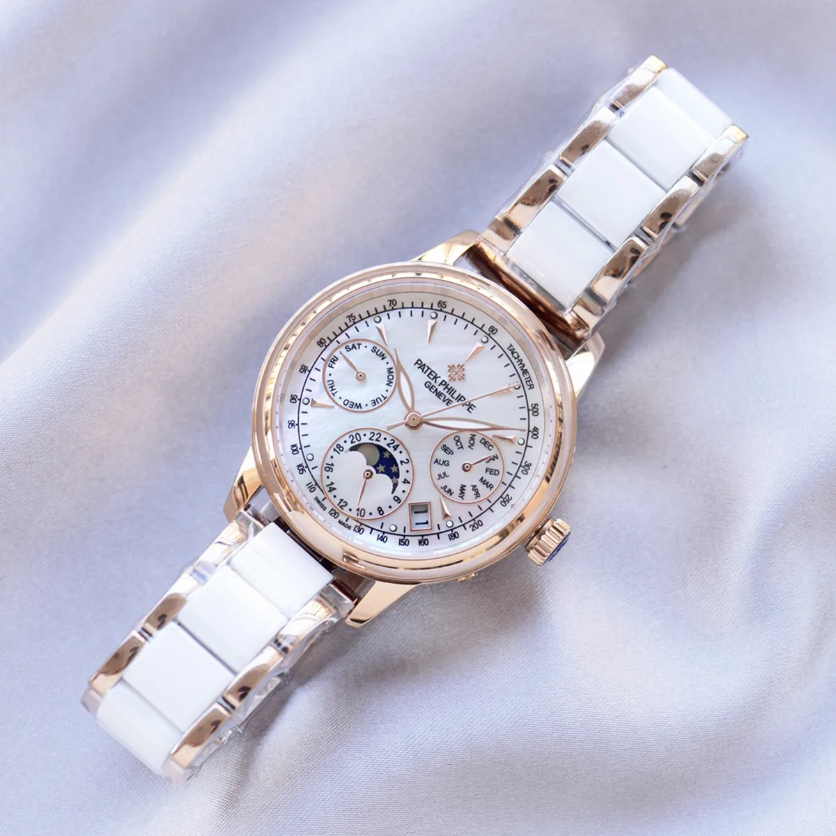 Grand Complications Ladies First Perpetual Calendar con bisel de diamantes en oro rosa - Imagen 3